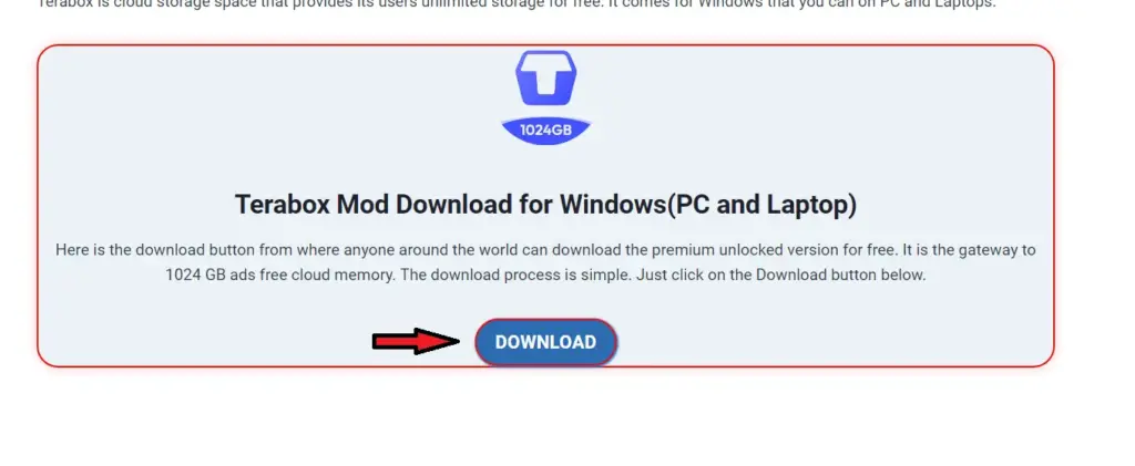 click on download to start download for windows
